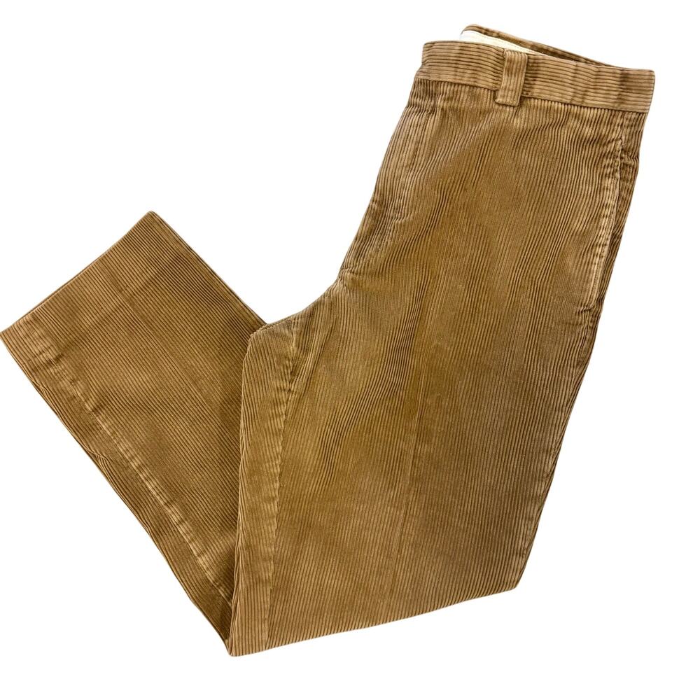 L L Bean Mens Corduroy Pants Brown 90s Vintage Grandpacore Gorpcore Trousers 34